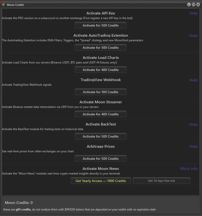 Moon Credits